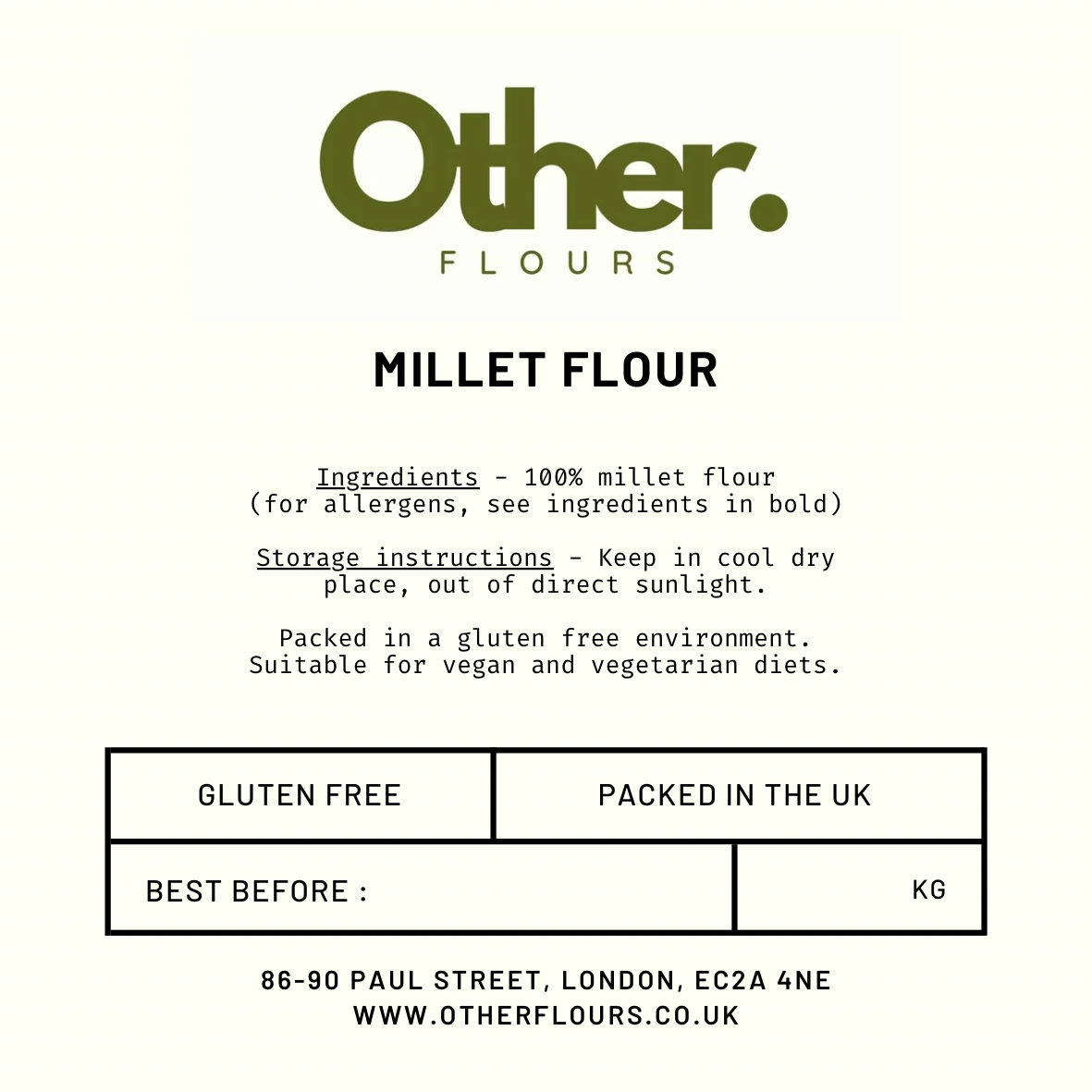 Millet flour
