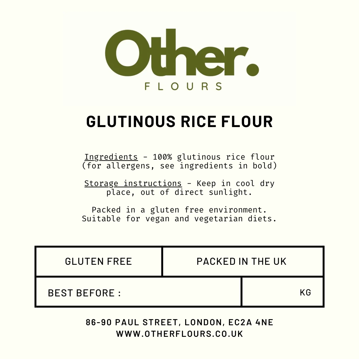Glutinous rice flour