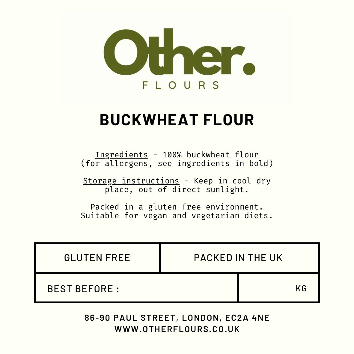 Buckwheat flour