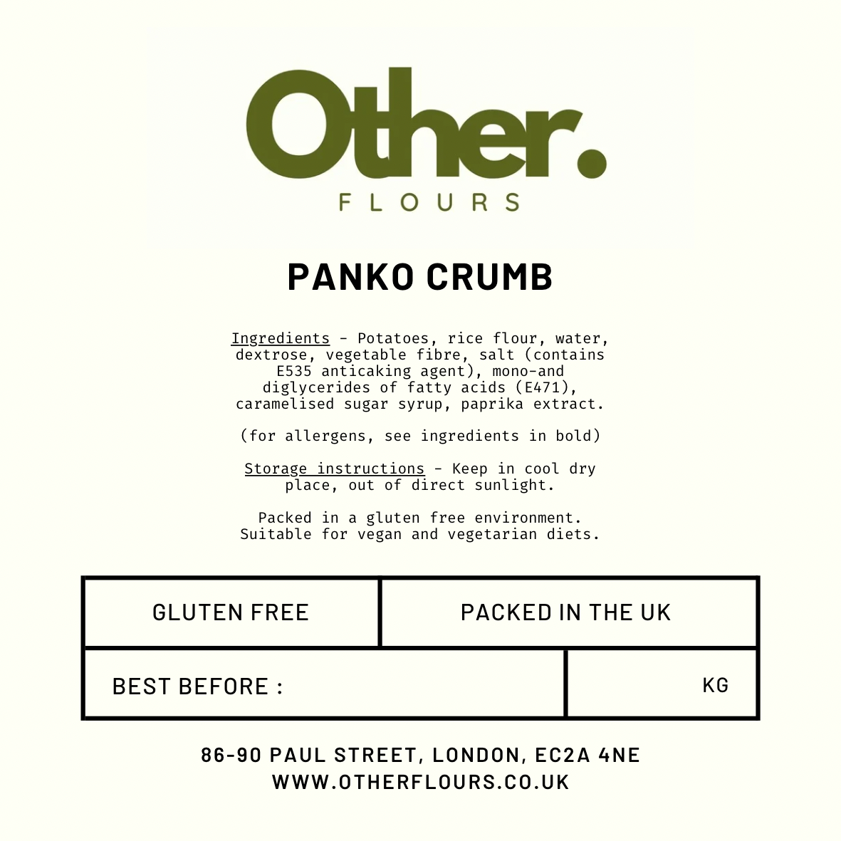 Panko crumb