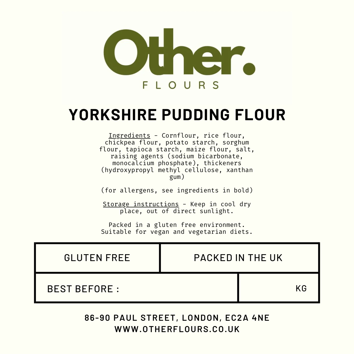 Yorkshire pudding flour