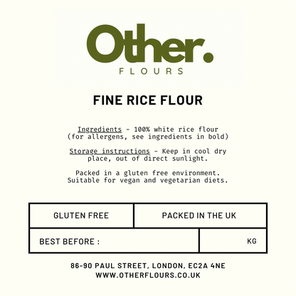 Fine rice flour